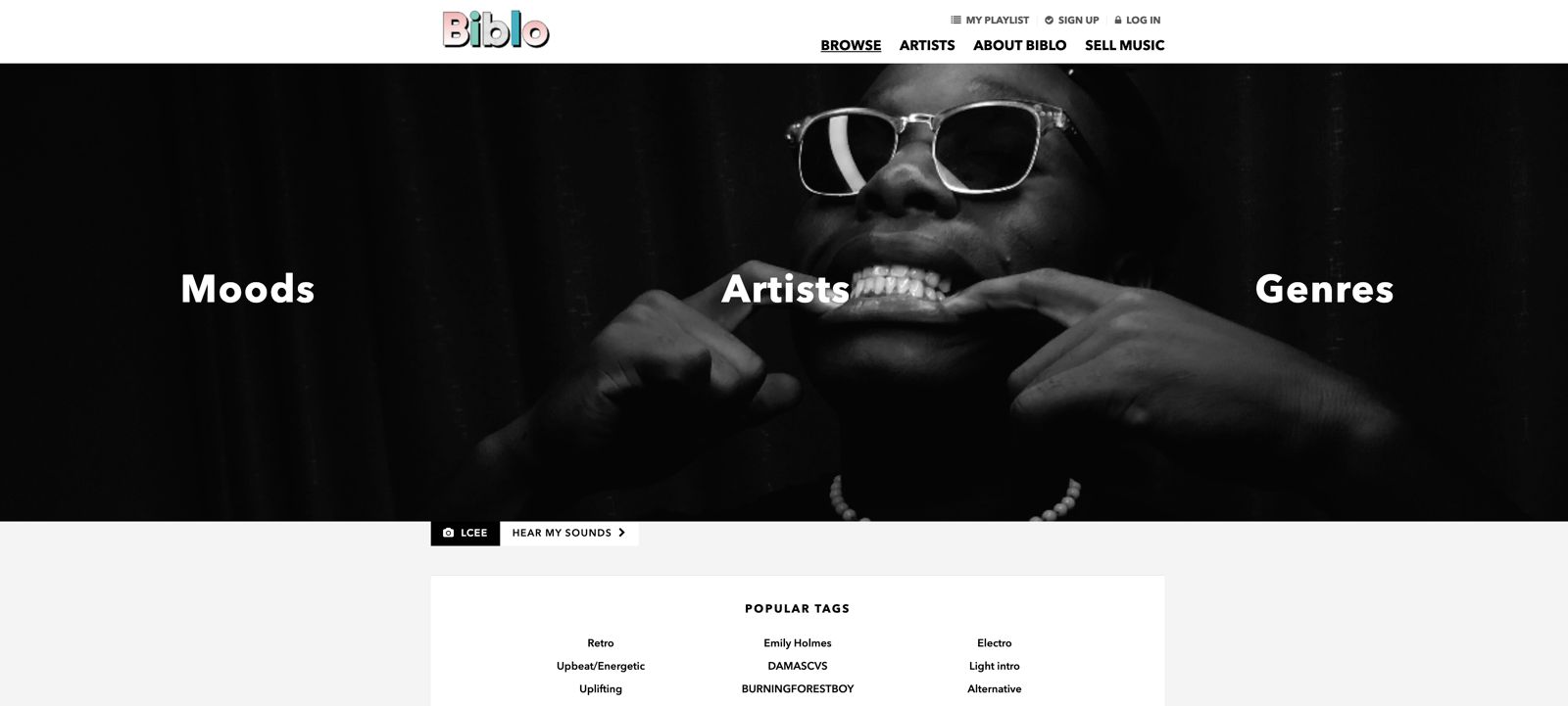 Original Biblo.tv site